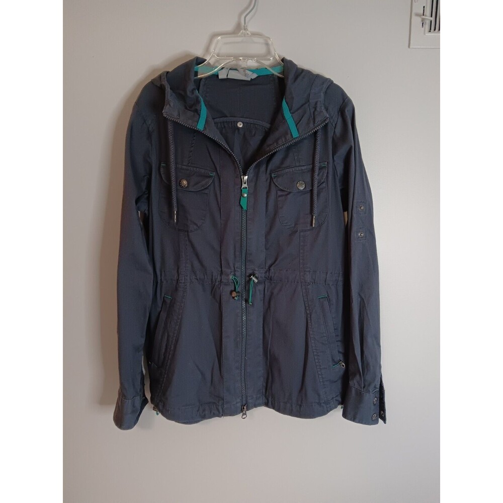 Athleta Anytime Anorak Jacket Lightweight Sz Small Blue